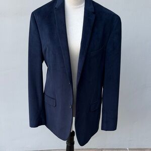DKNY Deep Blue Navy Sport Coat Blazer Medium